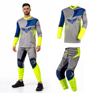 Conjunto de Jersey y Pantalones de Motocross Personalizados 2022 para Hombre, Equipo Profesional para Carreras de Motocross, Ropa para Motociclismo Todoterreno, Enduro y ATV - Product Image 1