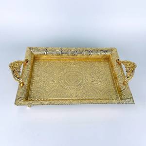 Elegante Bandeja de Servir de MDF, Bandeja Moderna con Aspecto de Madera para Té, Café, Aperitivos, Restaurante, Uso Doméstico - Product Image 4