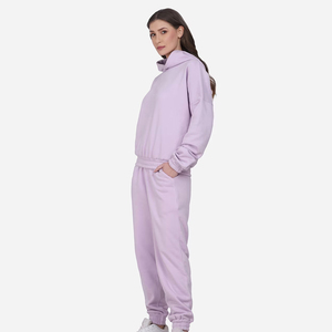 Unisex Customized Logo Hooded Rhinestone <b>Zip</b> <b>Cardigan</b> XL Women Jogger Sets Breathable Printed Fleece Blank Sweat Suits Winter - Product Image 2