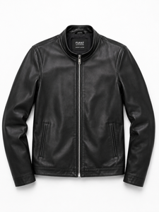 Biker <b>Jacket</b> Long Sleeve <b>Leather</b> <b>Winter</b> <b>Jacket</b> Zipper Hooded Front Logo Customizable OEM Service - Product Image 4