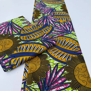 Tissu en Coton Africain Imprimé de Cire d'Éthiopie de Haute Qualité, Pagne Personnalisé à Motifs Vibrants pour Traditionnel - Product Image 1