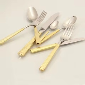 Stylish Metal Cutlery Set Durable <b>Flatware</b> Collection for Modern Restaurants and Cafes - Product Image 3