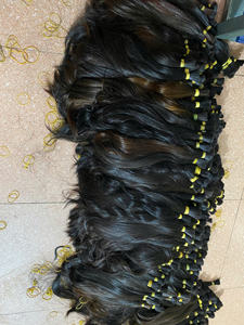 Cabello Humano Vietnamita 100% Natural de Alta Calidad a Precio de Fábrica, 1 kg, Virgen, Remy, Listo para Decolorar, Cutícula Completa, Color Castaño Natural - Product Image 3