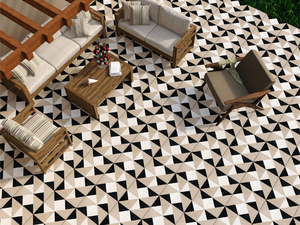 Carreaux en porcelaine pleine masse 200x200mm - Design moderne antidérapant pour piscine et salle de bain - Product Image 5