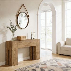 Tavolo Consolle Rettangolare per Divano, Tavolo da Ingresso Funzionale ed Elegante - Product Image 2
