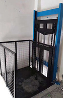 2-5 Katlı Küçük Kuyu Tipi Olmayan Hidrolik Ev Tipi Yolcu Asansörü, Elektrikli Uzaktan Kumanda ile 200KG-1TON Taşıma Kapasitesi