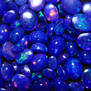 Blue Opal Ethiopian Opal Oval Cut Gemstone Colorful Opal Natural Opal Multi <b>Fire</b> And Play Of Color Opal For Jewelry Making - Product Image 1