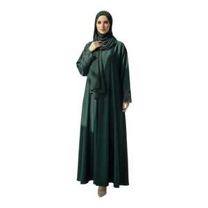 Fashion Kimono Style <b>Abaya</b> Dubai Islamic Maxi Dress Loose Fit Modest Wear Traditional Muslim Clothing Custom Size Wholesale - Product Image 1