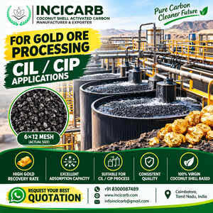 Carbón Activado de Cáscara de Coco Virgen, Malla 6x12, Grado de Recuperación de Oro para Procesamiento de Mineral de Oro CIL CIP, Minería Industrial, Exportación - Product Image 4