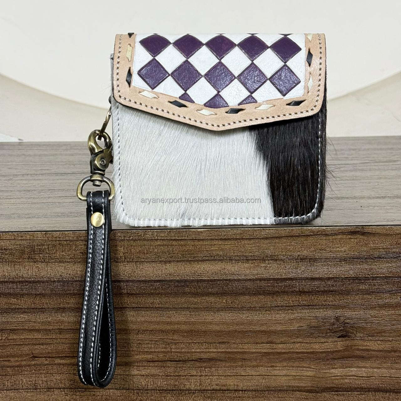 Purple & White Checkered