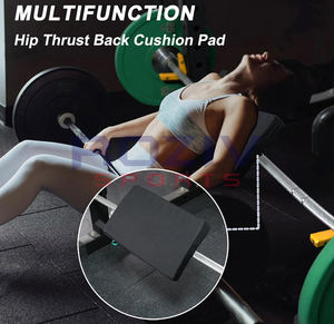 Adjustable Weightlifting Accessories Neck Hip Thrust Bench <b>Pads</b> Support Foam <b>Cushion</b> Rubber Hip Thrust <b>Pad</b> - Product Image 6