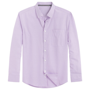 Camisa de Vestir Personalizada para Hombre, Manga Larga, Formal, Transpirable, 100% Algodón, OEM, Ropa al por Mayor - Product Image 2