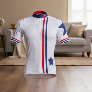 Maillots de cyclisme pour hommes en polyester respirant à séchage rapide, manches courtes, grande taille, vêtements de sport, vente en gros, Birlag Sports - Product Image 4