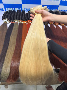 Extensión de cabello humano vietnamita teñido negro Natural 100%, trama de piel ondulada de cuerpo completo, ¡superventa! Sin enredos, sin desprendimiento - Product Image 5