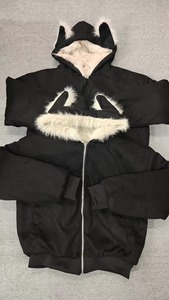 Men's Plus Size Winter Waterproof Casual Pufferfish Hooded Jacket Breathable Worsted Zipper 100% Down <b>Flare</b> Sleeve Design - Product Image 4