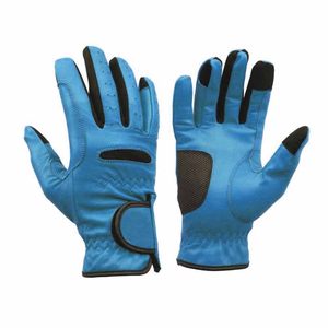 Gants d'équitation en cuir pour l'hiver, coupe-vent, à écran tactile, avec logo personnalisé, unisexes, plus chauds - Product Image 5