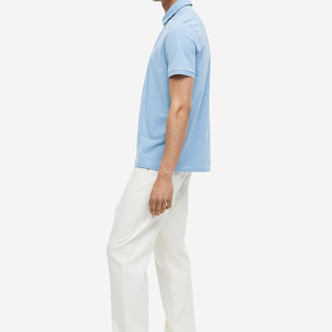 Camisas Largas de Diseño Sencillo para Hombre, con Cuello Alto, Manga Regular, Resistentes al Viento, de Poliéster/Algodón, Talla Grande - Product Image 1