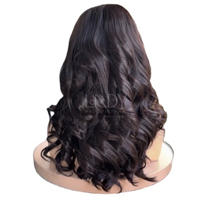 Top Quality RawHair 100% Vietnamese Human Hair Wig Lace Front Wigs Wavy Hair - Product Image 3