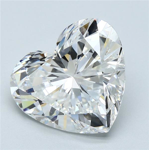 Diamante Sintético Cultivado en Laboratorio, Corte Corazón, Excelente Calidad F VS1, Certificado IGI, 2 Ct, HPHT, para Joyería - Product Image 3