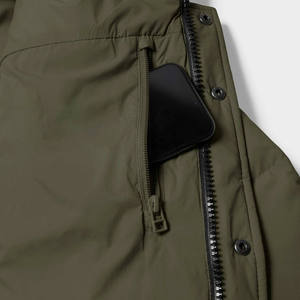 Chaqueta acolchada de invierno personalizada para hombre, chaqueta acolchada holgada de marca privada para hombre, abrigo informal de invierno para hombre, directo de fábrica - Product Image 4