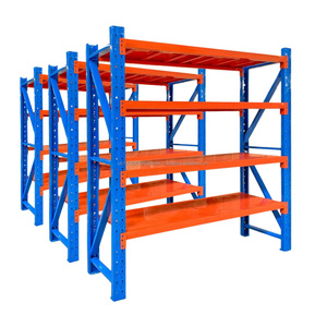 Estante de apilamiento de almacén de Metal plegable de acero con revestimiento en polvo resistente personalizado, almacenamiento de paletas de acero plegables apilables - Product Image 3