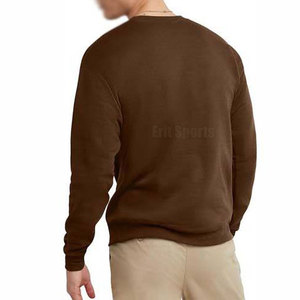Outdoor Street Wear Basics Winter Casual Solid Eco-Friendly Breathable Cotton/Polyester O-Neck <b>Pullover</b> <b>Men</b> Regular Sweatshirt - Product Image 6