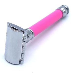 Rasoir de sécurité manuel pour homme, double face, à lames en acier inoxydable, avec manche en alliage d'aluminium, style classique - Product Image 3