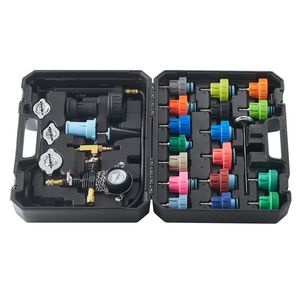 Kit Tester Pressione Radiatore Universale da 28 Pezzi con Pompa Manuale e Tappi di Prova Codificati a Colori, Tester Pressione Liquido Refrigerante con Pompa Manuale - Product Image 3