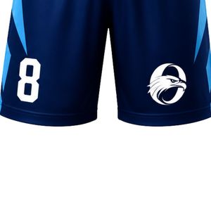 Shorts de handball bleu-noir pour hommes, shorts de sport athlétiques professionnels, légers, respirants, pour l'entraînement en équipe et les compétitions - Product Image 2