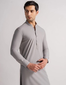 Elegante Shalwar Kameez Tradicional Indio de Algodón de Alta Calidad para Hombre |   Ropa para Fiestas y Eventos de Boda Sin Arrugas - Product Image 3