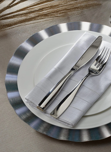 Plaque de chargeur argentée de forme ronde au design unique avec plaque de vitrine en métal en aluminium de la plus haute qualité sous la plaque d'Inde - Product Image 6