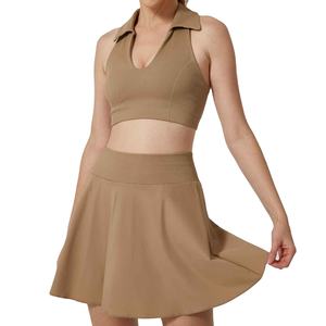 Uniforme de Tenis para Mujer, Serie Court Action, Falda, Pantalones Cortos y Top, Tela Suave y Ventilada, para Entrenamiento Ágil y Partidos - Product Image 1