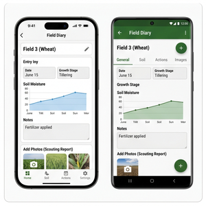 Application RoyalCraft Crop Management Farm Planning Harvest Tracker pour iOS/Android/Mac - Product Image 2