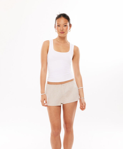 Pantalones Cortos de Verano para Mujer 2021, Pantalones Cortos Casuales de Algodón y Lino, Cintura Media, Moda Urbana - Product Image 4
