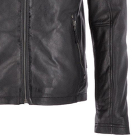 Veste en cuir pour homme de haute qualité, veste de moto d'hiver avec un design unique, produit très populaire