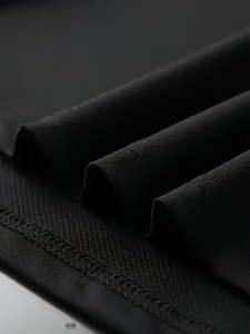 Men's Eco-Friendly Breathable Casual 100% Polyester Solid Set Short Sleeve Elastic Waist Shorts Pajamas Can Be Worn Outward - Product Image 6