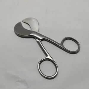 Ciseaux manuels pour cordon ombilical en acier inoxydable de classe II MEDIHEAL SURGICAL CORPORATION, lame large plate courbée pour usage chirurgical - Product Image 1