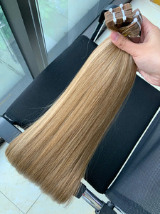 Extensions de cheveux naturels vietnamiens de qualité supérieure, 100g, prix de gros, ruban adhésif invisible NASA, toutes couleurs, 60 cm - Product Image 3