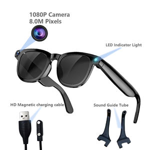 Gafas Inteligentes con Cámara, Grabación de Video 1080P, <span class=keywords><strong>Audio</strong></span>, Chat con IA, Traducción, Llamadas, Música, Transferencia WiFi, Resistencia al Agua IPX5, Micrófono Dual - Product Image 5