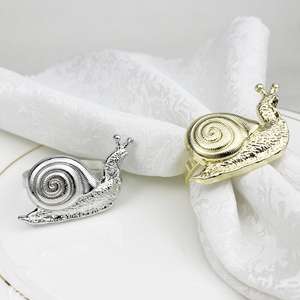 Anillos de Servilleta Modernos y Lujosos para Servilletas de Tela, Decoración de Mesa para Comidas Elegantes y el Hogar - Product Image 5