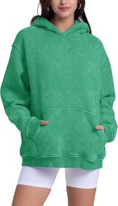 Venta al por mayor de sudaderas de felpa de algodón 100% de 360 g, sin cordones, para invierno, servicio OEM, logotipo personalizado, estilo urbano extragrande - Product Image 4