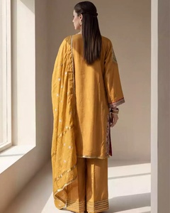 Summer Premium Quality Formal Women Salwar Kameez Lawn ODM Viscose Silk Cotton Linen Polyester Party Wrinkle Free Quick Dry MDL - Product Image 2
