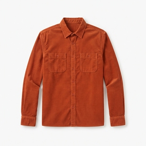 เสื้อแจ็คเก็ตผ้าลูกฟูกสีพื้นสำหรับผู้ชาย สไตล์ลำลองสำหรับฤดูใบไม้ร่วง ปกคอปกติดกระดุม แขนยาว มีกระเป๋าคู่ เหมาะสำหรับการเดินทางและกิจกรรมกลางแจ้ง - Product Image 4