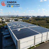 Entrepôt préfabriqué en structure métallique haute résistance extensible, bâtiment métallique antisismique pour le stockage de matériaux en vrac