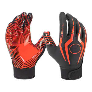 Gants de football américain GAA de qualité supérieure, personnalisables, à écran tactile, en latex, imperméables, durables, antidérapants, unisexes - Product Image 5