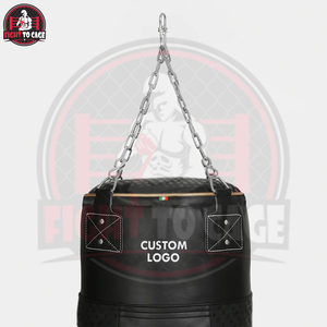 Sac de frappe professionnel en cuir de qualité supérieure avec logo personnalisé, rembourrage EPE haute résistance pour entraînement de boxe et MMA - Product Image 2