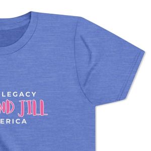 เสื้อยืดผู้หญิง Jack and Jill Living Legacy สีชมพู ลายกราฟิก แขนสั้น คอกลม สวมใส่สบาย แบบลำลอง รับผลิตตามสั่ง ขายส่ง - Product Image 6