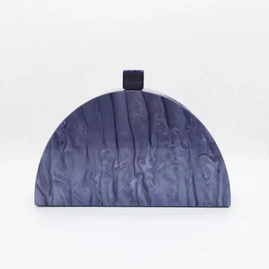 Irregular Shape Epoxy Resin Clutch Artistic Fashion Design Handmade <b>Craft</b> Decorative Bag - Product Image 2
