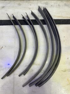 Handmade natural horn plate Buffalo horn scale decor Natural shape horn strip Horn plate for knife handle <b>large</b> plate - Product Image 6