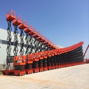 Plataforma Elevadora de Tijera Hidráulica de Doble Cuchilla con Entrega Rápida, Elevador de Tijera Eléctrico Motorizado Estacionario, Elevador Hidráulico Industrial - Product Image 5